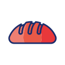 external baguette-world-cuisine-flaticons-lineal-color-flat-icons-3 icon