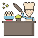 external baking-bakery-flaticons-lineal-color-flat-icons-9 icon