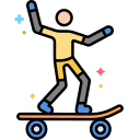 external balancing-personal-transportation-flaticons-lineal-color-flat-icons icon