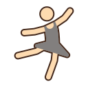 external ballet-dance-flaticons-lineal-color-flat-icons-2 icon