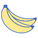 external banana-tropical-flaticons-lineal-color-flat-icons-4 icon