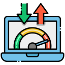 external bandwidth-computer-science-flaticons-lineal-color-flat-icons icon
