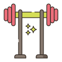 external barbell-fitness-and-healthy-living-flaticons-lineal-color-flat-icons-3 icon