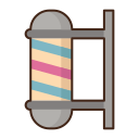 external barbershop-pole-hairdresser-and-barber-shop-flaticons-lineal-color-flat-icons-4 icon