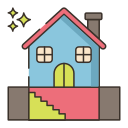 external basement-home-improvement-flaticons-lineal-color-flat-icons icon