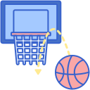 external basketball-ball-basketball-flaticons-lineal-color-flat-icons-14 icon