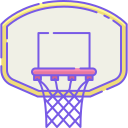 external basketball-hoop-sport-equipment-flaticons-lineal-color-flat-icons icon