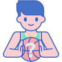 external basketball-player-basketball-flaticons-lineal-color-flat-icons-21 icon