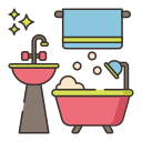 external bathroom-home-improvement-flaticons-lineal-color-flat-icons icon