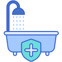 external bathroom-medical-ecommerce-flaticons-lineal-color-flat-icons-2 icon