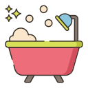 external bathtub-home-improvement-flaticons-lineal-color-flat-icons icon