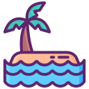 external beach-vacation-planning-resort-flaticons-lineal-color-flat-icons icon