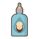 external beard-oil-hairdresser-and-barber-shop-flaticons-lineal-color-flat-icons-12 icon
