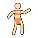 external belly-dance-dance-flaticons-lineal-color-flat-icons-2 icon