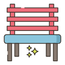external bench-modern-dating-flaticons-lineal-color-flat-icons icon