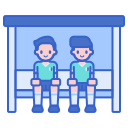external bench-soccer-flaticons-lineal-color-flat-icons icon