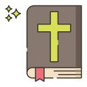 external bible-funeral-service-flaticons-lineal-color-flat-icons icon