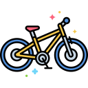 external bicycle-personal-transportation-flaticons-lineal-color-flat-icons icon