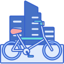 external bicycle-urban-sport-flaticons-lineal-color-flat-icons-5 icon