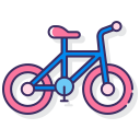 external bicycle-urban-sports-flaticons-lineal-color-flat-icons-4 icon