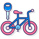external bicycle-urban-sports-flaticons-lineal-color-flat-icons-5 icon