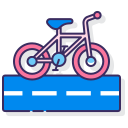 external bike-transportation-flaticons-lineal-color-flat-icons icon