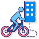 external bike-urban-sports-flaticons-lineal-color-flat-icons-4 icon