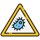 external biohazard-sign-bioengineering-flaticons-lineal-color-flat-icons icon