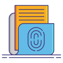 external biometric-gdpr-icons-flaticons-lineal-color-flat-icons icon
