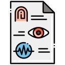 external biometrics-gdpr-flaticons-lineal-color-flat-icons icon