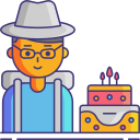 external birthdays-vacation-planning-guys-trip-flaticons-lineal-color-flat-icons-2 icon
