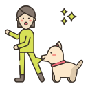 external biting-dog-training-flaticons-lineal-color-flat-icons-2 icon