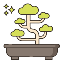 external bonsai-plants-flaticons-lineal-color-flat-icons-3 icon