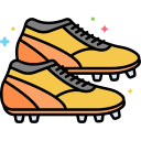 external boots-football-soccer-flaticons-lineal-color-flat-icons icon