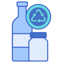 external bottle-recycling-center-flaticons-lineal-color-flat-icons-2 icon