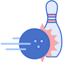 external bowling-game-bowling-and-arcade-flaticons-lineal-color-flat-icons icon