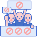 external boycott-activism-flaticons-lineal-color-flat-icons icon
