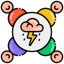 external brainstorming-team-building-flaticons-lineal-color-flat-icons icon