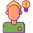 external brand-awareness-influencer-marketing-flaticons-lineal-color-flat-icons-4 icon