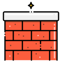external brick-wall-home-improvements-flaticons-lineal-color-flat-icons icon