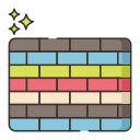 external brickwall-home-improvement-flaticons-lineal-color-flat-icons icon