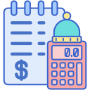 external budget-vacation-planning-skiing-and-snowboarding-flaticons-lineal-color-flat-icons icon