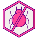 external bug-cyber-security-flaticons-lineal-color-flat-icons icon
