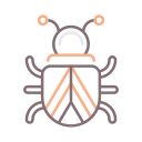 external bug-security-flaticons-lineal-color-flat-icons icon