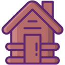 external cabin-vacation-planning-resort-flaticons-lineal-color-flat-icons icon