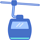 external cable-car-vacation-planning-skiing-and-snowboarding-flaticons-lineal-color-flat-icons icon