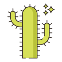 external cactus-plants-flaticons-lineal-color-flat-icons-3 icon