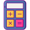 external calculator-back-to-school-flaticons-lineal-color-flat-icons-4 icon