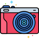 external camera-devices-flaticons-lineal-color-flat-icons icon