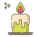 external candle-lighting-flaticons-lineal-color-flat-icons-2 icon
